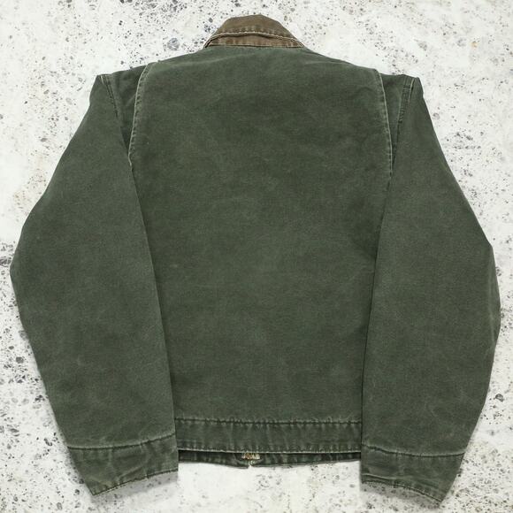 Vintage Carhartt J97 MOS Green Detroit Jacket Size Small - Picture 5 of 16